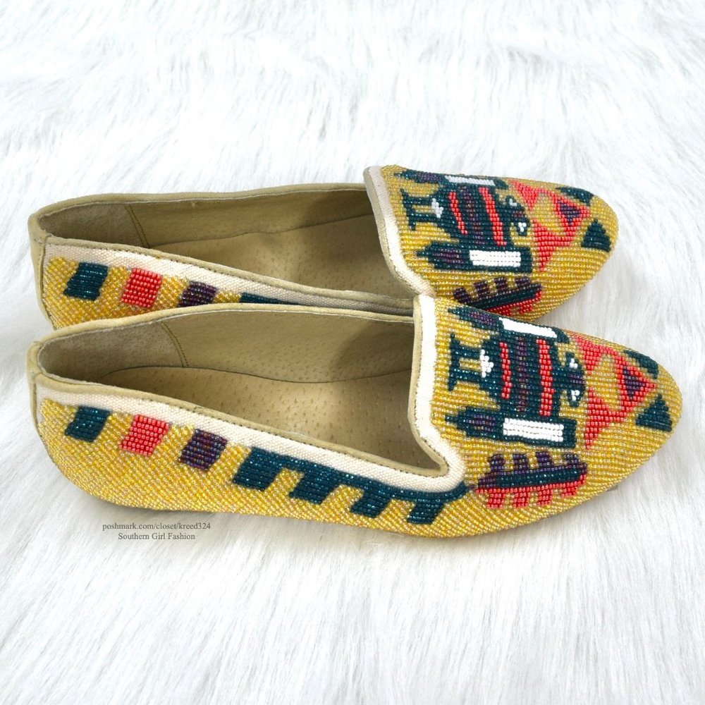 ANTIK BATIK Beaded Shoes Intricate Modern Loafers   poshmark.com/closet/kreed324 - Picture 5 of 10